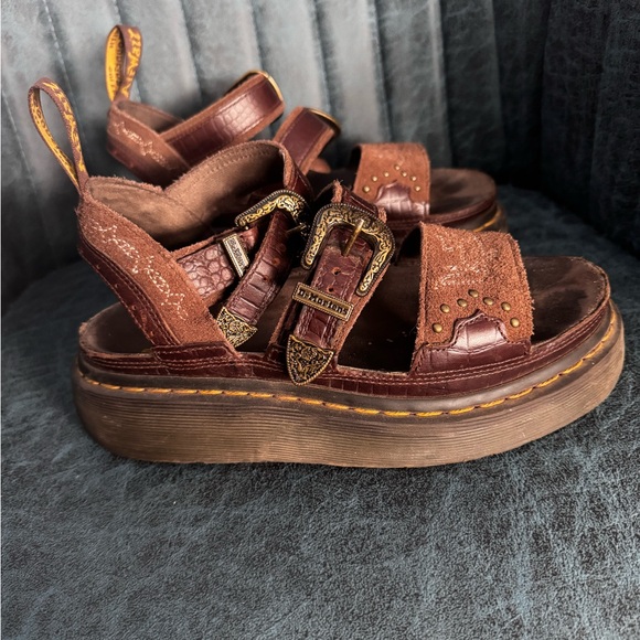 Dr. Martens Gothic Americana Gryphon Sandal - Picture 1 of 6